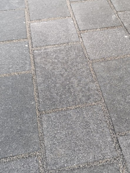 Black Granite Block Paving Mixed Sizes
