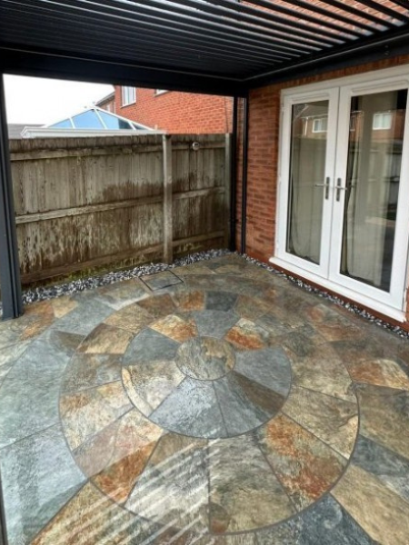 Rustique Porcelain Circle inc. SOK 2.4m