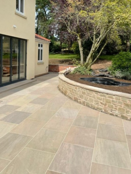 Raj Green Porcelain Paving 900x600