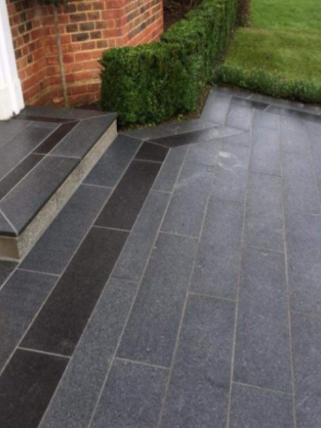 Absolute Black Granite Plank Paving 900x200
