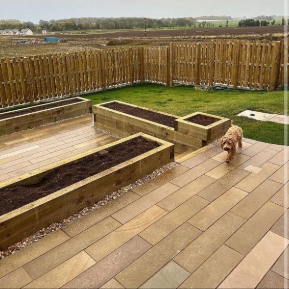 Sandstone Plank Paving