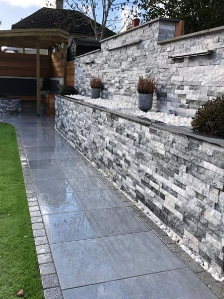 Cloudy Grey Quartz Wall Cladding 550x150