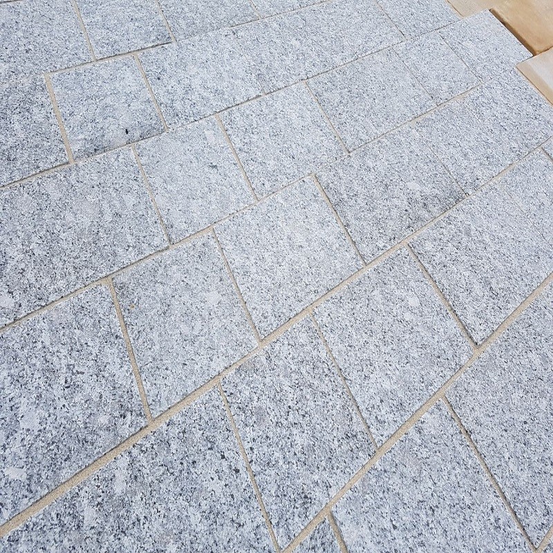 Silver Granite Block Paving Mixed Sizes