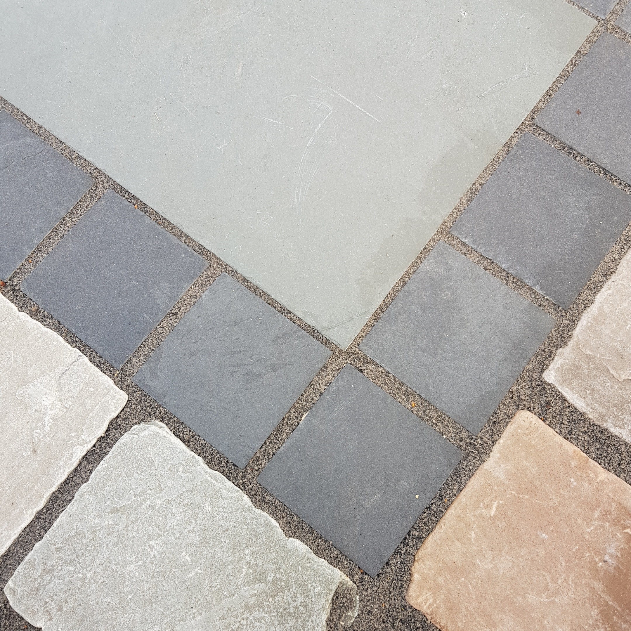 Brazilian Black Slate Setts 150x150