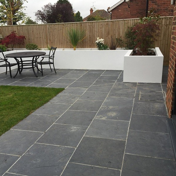 Black Limestone 600x600 Calibrated & Sawn Edge