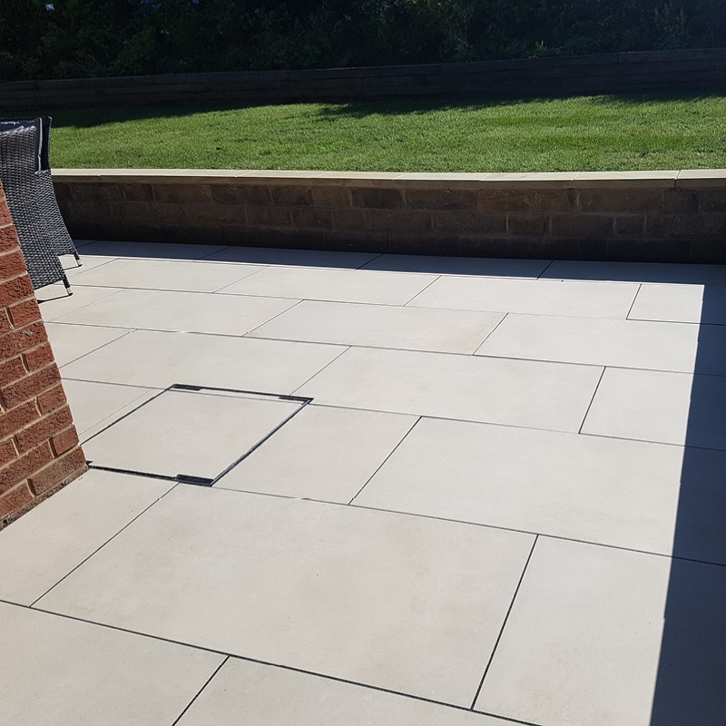 Lunar Sand Porcelain Paving 1200x600