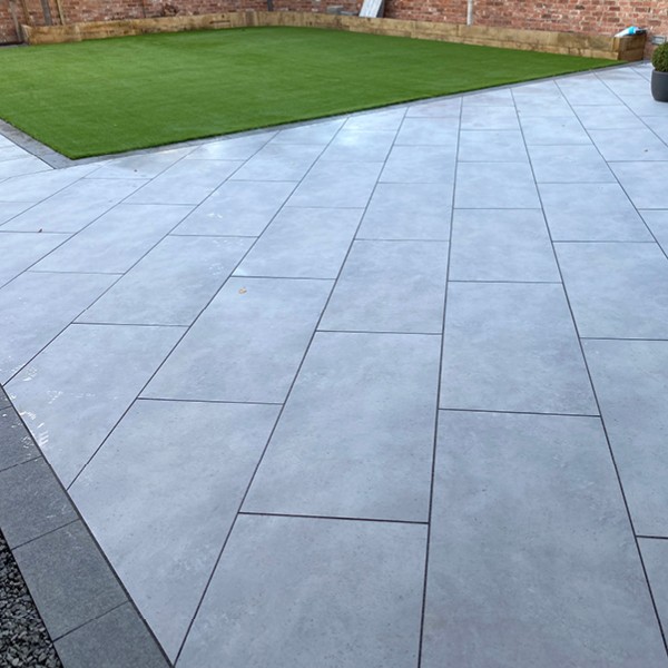 Storm Grey Porcelain Paving 1200x600