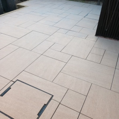 Riverside Mocha Porcelain Paving Mixed Sizes