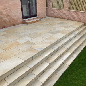 Giallo Beige Porcelain 900x450 Bullnose