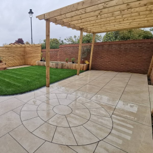 Ivory Cream Porcelain 2.4m Circle including SOK