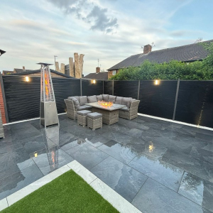 Anthracite Composite Fencing