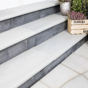 Sawn Grey 1000x350mm Bullnose