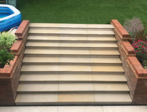 Sawn Mint Sandstone Bullnose 1000x350 (Sawn & Honed)