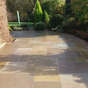 Sawn Raj Green 4 Mixed Size Polished Sawn & Honed