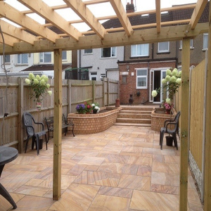 Rainbow Sandstone 4 Mixed Size Sawn & Honed