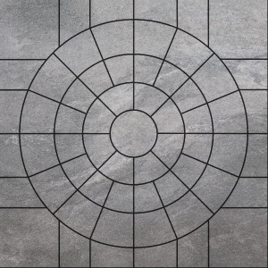 Magnum Grey Porcelain 3m Circle including SOK