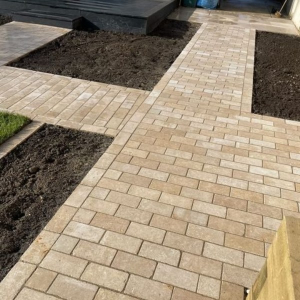 Sahara Pearl Limestone Cobbles 200x100