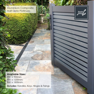 Platinum Aluminium Composite Gate 1200mm x 900mm