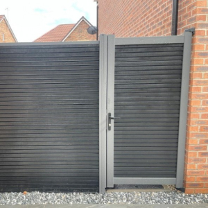 Anthracite Aluminium Composite Gate 1800x900