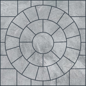 Magnum Grey Porcelain 2.4m Circle including SOK