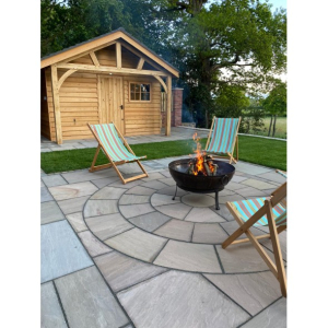 Raj Green Sandstone Circle Including SOK 3.0m