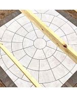 Silver Kandla Grey Porcelain 2.4m Circle including SOK