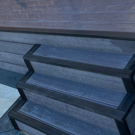 Anthracite Composite Solid Decking 4.0m