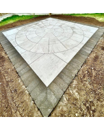 Silver Kandla Grey Porcelain 3m Circle including SOK