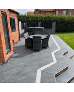 Marmo Anthracite Porcelain 600x900