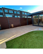 Dark Oak Composite Fencing