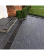 Absolute Black Granite Plank Paving 900x200