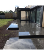 Ash Black Granite Sawn & Flamed 600x900