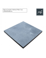 Polished Black Granite Pillar Cap 600x600x40
