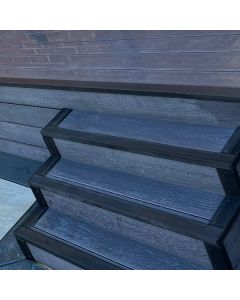 Anthracite Composite Solid Decking 4m