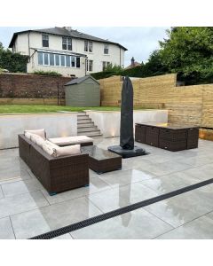 Storm Grey Porcelain Paving 1200x600