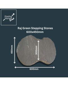 Raj Green Sandstone Stepping Stones