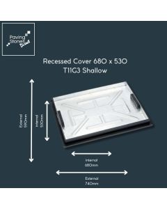 Recessed Cover 680x530 (Shallow) (T11G3)