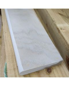 Sawn Grey 600x150mm Single Sided Bullnose