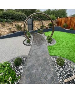 Ash Black Granite 200x100