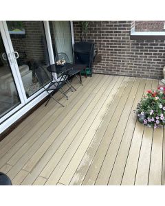 2.4m Chestnut Composite Decking