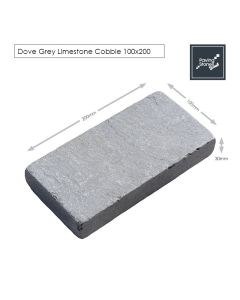 Dove Grey 200x100 cobbles