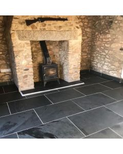 Brazilian Black Slate Paving 1500x600