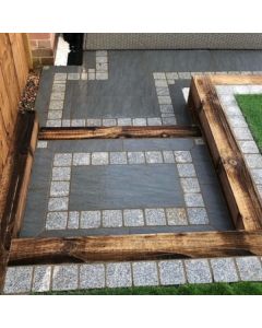 Mid Grey Granite Cobbles 100x100