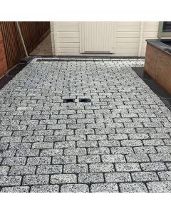 Silver Granite Cobbles Sawn Edge & Cropped 100x100