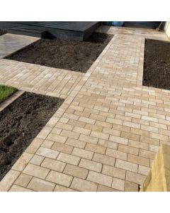 Sahara Pearl Limestone Cobbles 200x100