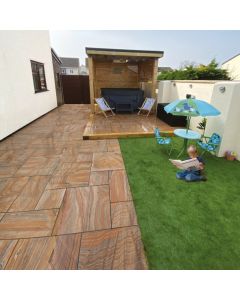 Rainbow Porcelain Paving Mixed Sizes