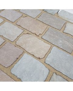 Raj Green Block Paving Mixed Sizes