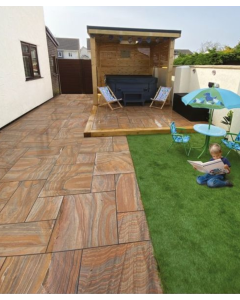 Rainbow Porcelain Paving Mixed Sizes
