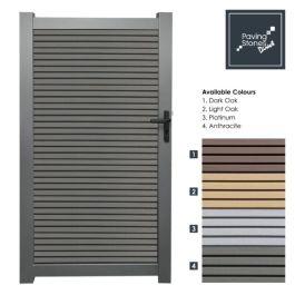 Light Oak Aluminium Composite Gate 1800x900